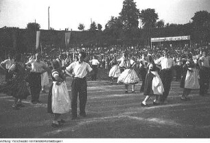 Sorbentreffen, Kreisrat Dr. Jan Ziesche, Oberregierungsrat Krenz, Kreisschulrat, 8./9. Juli 1950