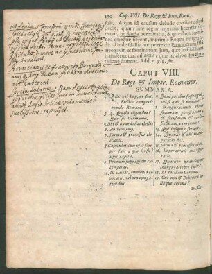 Caput VIII. De Rege & Imper. Romanor.