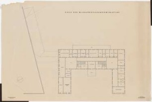 Haus des Reichspropagandaministers Joseph Goebbels, Berlin-Mitte: Grundriss Obergeschoss 1:100