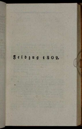 Feldzug 1809