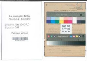 Entnazifizierung Alfons Daldrup , geb. 17.05.1909 (Landwirt)