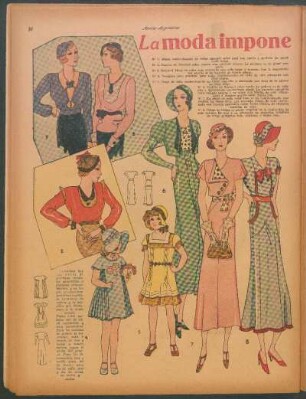 La moda impone la combinación de colores [Dibujos]