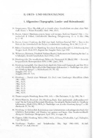 II. Orts- und Heimatkunde