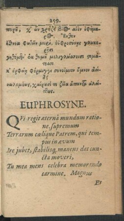 Euphrosyne.