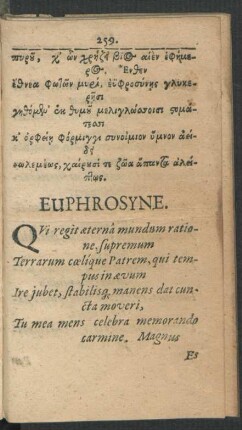 Euphrosyne.