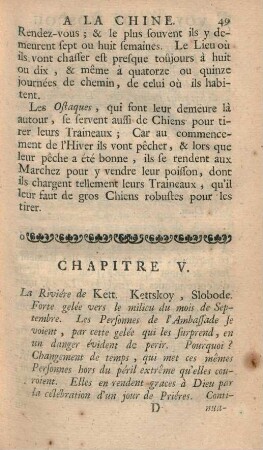 Chapitre V. La Riviére de Kett. Kettskoy, Slobode. - ...