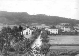 Graupa (Pirna-Graupa). Borsbergstraße. Blick nach Norden