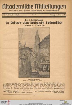 Nr. 7 (11. Februar 1922)
