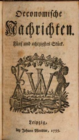 Oeconomische Nachrichten. 8, 8. 1756