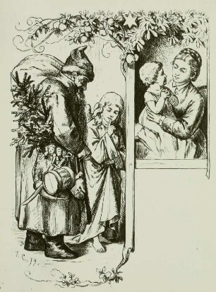 Knecht Ruprecht mit Engel