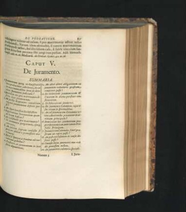 Caput V. De Iuramento.