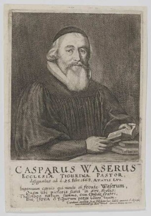 Bildnis des Casparus Waserus