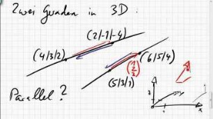 01B.2 Geraden in 3D auf Parallelität prüfen
