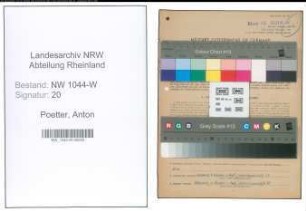 Entnazifizierung Anton Poetter , geb. 18.01.1889 (Gemeindevertreter)