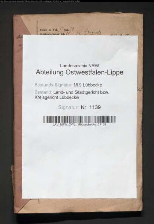 Erblasser: Stille, Friedrich; Erblasser: Stille, Elise, geb. Rosenthal: