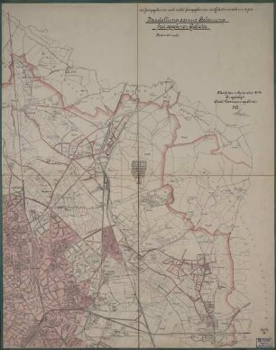 Plan der Stadt Düsseldorf