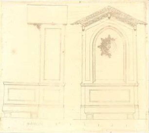 Gärtner, Friedrich von; Gärtnerhaus - Schrank (Ansichten)
