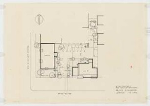 Wohnhaus Wexstraße 26 / Bruchsalerstraße 11, Berlin-Wilmersdorf: Lageplan 1:200