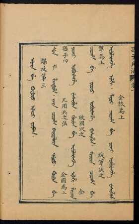 Afara be bodoro ilaci fiyelen = 謀功第三
