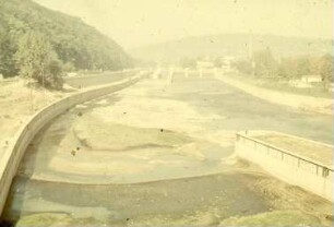 Esslingen, Blick von der Adenauerbrücke flussabwärts