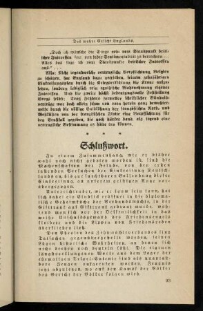 93-95, Schlußwort