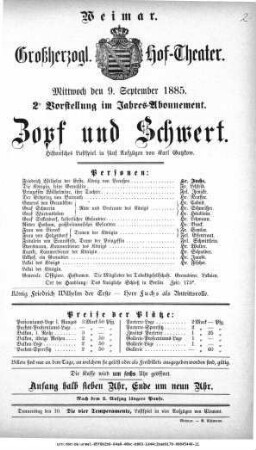 Zopf und Schwert