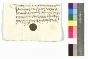 Hans von Bachenstein zu Döttingen: Schuldverschreibung.