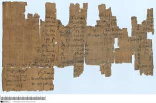 Demotischer Papyrus, Abrechnung