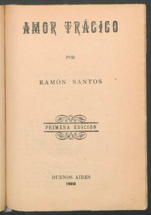 Amor trágico