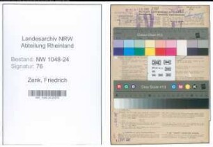 Entnazifizierung Friedrich Zenk , geb. 14.10.1908 (Ingenieur)