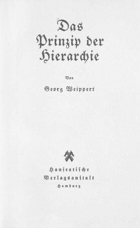 Das Prinzip der Hierarchie