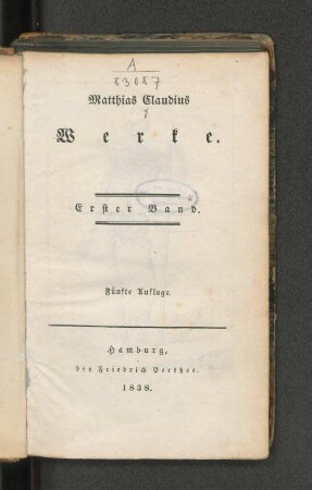 Bd 1: Werke