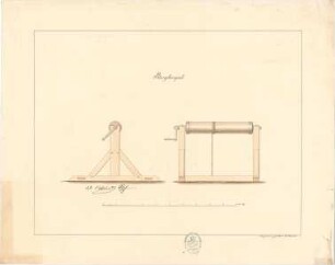 Thiersch, August ; Studienarbeiten - Berghaspel (Ansichten)