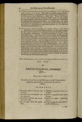 Tit. XXIII. De Subselliis templorum, eorumque jure.