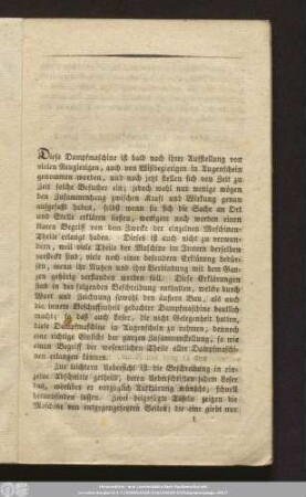 [Beschreibung der Dampfmaschine]