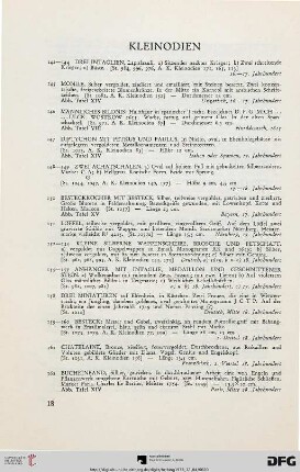 Kleinodien (Nr. 142-164)