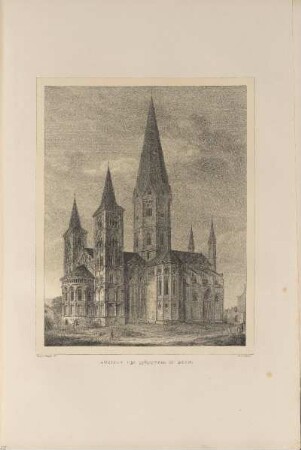 Illustration: Ansicht Des Münsters In Bonn.