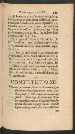 Constitutio XII.