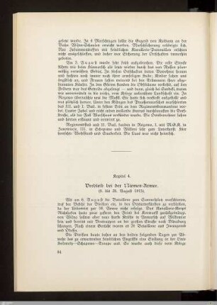 4. Verbleib bei der Njemen-Armee