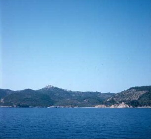 Alónnisos, Die Chora über der Bucht von Murtiá, Südküste