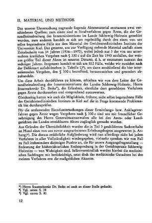 II. Material und Methode