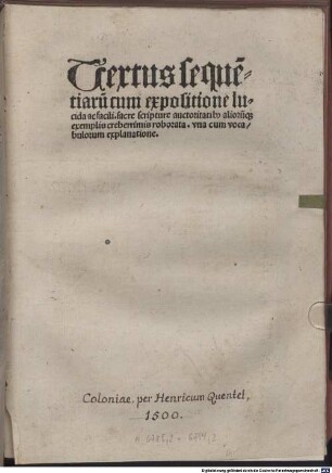 Sequentiae : mit Kommentar