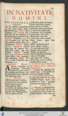 In Nativitate Domini.