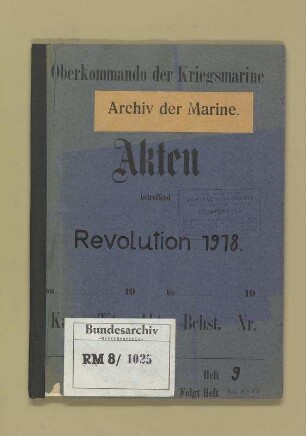 "Revolution 1918": 1935-1937