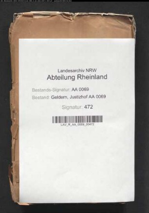 Baronin von Magny, Witwe des Philipp Francois de Varo, gegen Graf von Varo zu Straelen wegen des Hauses Vlaesrath und Drostei Straelen