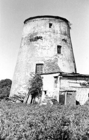 Nordgermersleben. Turmholländer, Baujahr 1870, Mühlenweg