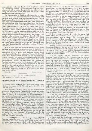 771-774 [Rezension] Fürstenau, Peter, Heidegger