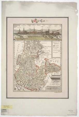 Karte von dem Fürstentum Jauer, 1:340 000, Kupferstich, um 1750