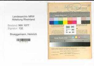 Entnazifizierung Heinrich Brueggemann , geb. 17.02.1921 (Polizist)