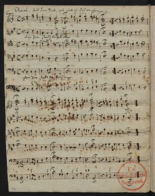 Choral: Dein Zion streut dir Psalmen